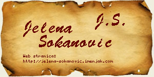 Jelena Sokanović vizit kartica